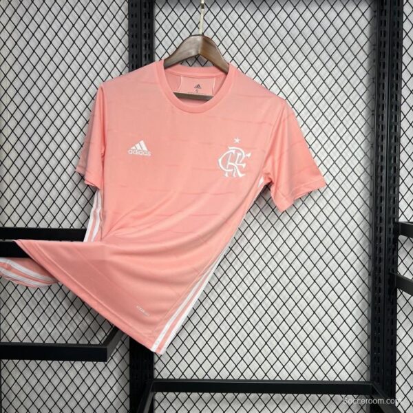 Retro 21/22 Flamengo Pink October Rosa Jersey - Image 2