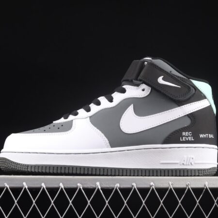 NIKE Air Force 1x 07 Mid Camcorder black-and-white gray camera with casual board shoes CN6863-502