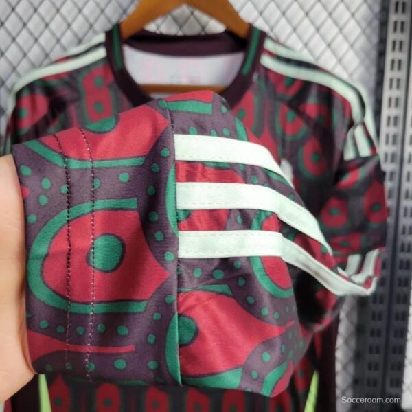 2024 Mexico Home Long Sleeve Jersey - Image 7