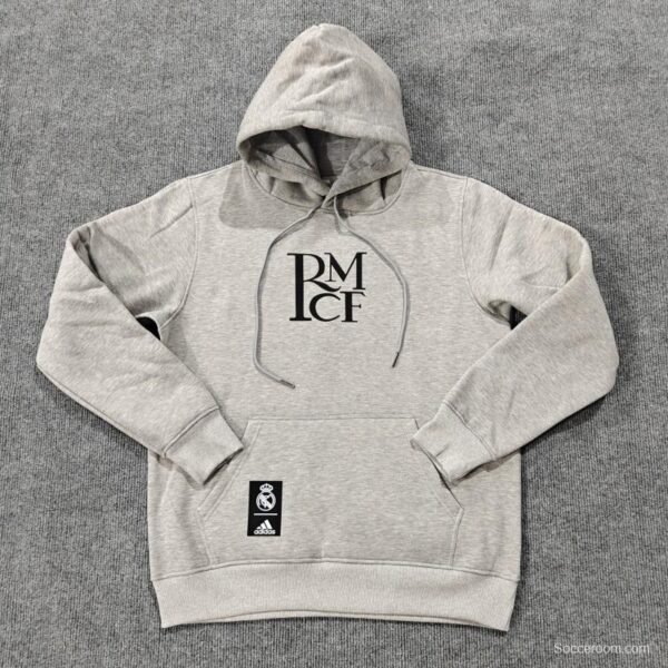 24/25 Real Madrid RMCF Beige/Grey/White/Navy/Black Hoodie - Image 4