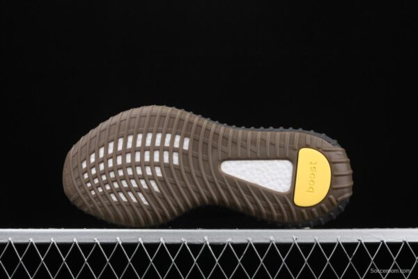 Adidas Yeezy Boost 350V2 Cinder FY2903 Darth Coconut 350 second generation hollowed-out side transparent rubber black angel color - Image 16