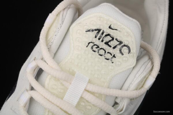 NIKE Air Max 270React 2020 new high-frequency net hollowing out function half-palm air cushion running shoes CT5064-100 - Image 7