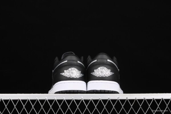Air Jordan 1 Low low-top black silver culture leisure sports shoes DA5551-001 - Image 13