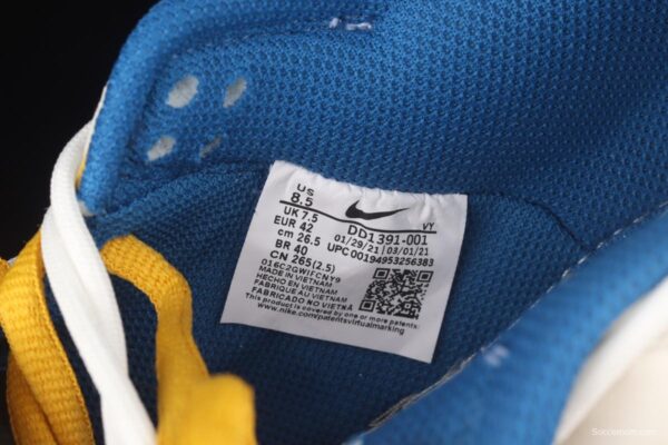 NIKE SB DUNK Low white, black and blue dunk series low side leisure sports skateboard shoes DD1391-001 - Image 5