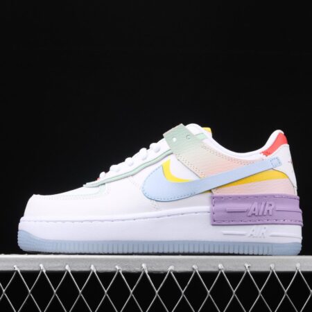 NIKE Air Force 1 ShAdidasow light weight heightened low-top board shoes CW2630-141,