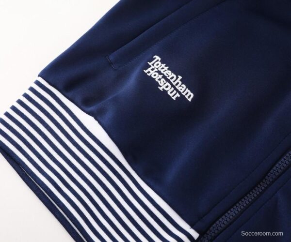 24/25 Tottenham Spur Navy Full Zipper Jacket +Long Pants - Image 8