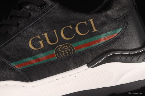 Gucci Distressed Screener sneaker classic retro college style sports casual shoes 02JPO60326 - Image 7