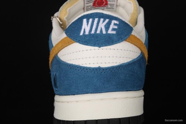 Kasina x NIKE SB DUNK Low co-signed blue and yellow retro low-top leisure sports skateboard shoes CZ6501-100 - Image 5