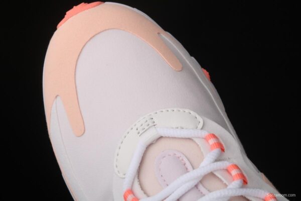 NIKE Air Max 270React new high-frequency mesh hollowing out function half-palm air cushion running shoes CJ0619-103 - Image 8