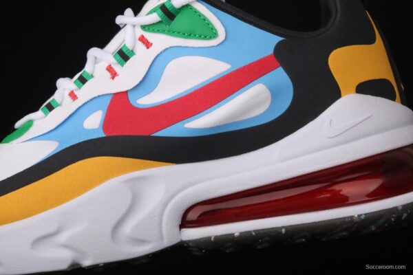 NIKE Air Max 270React new high-frequency mesh hollowing out function half-palm air cushion running shoes DA2610-161, - Image 6