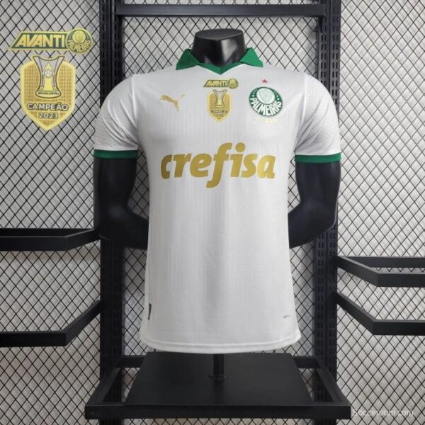 Player Version 24/25 Palmeiras Away Jersey + All Sponsors and Chest Patch - Image 5