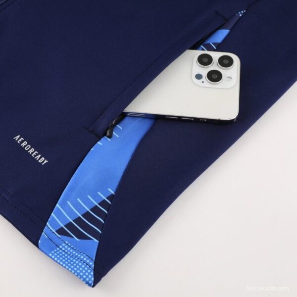 2024 Italy Navy Full Zipper Jacket +Long Pants - Image 4