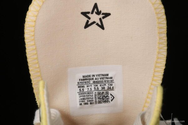 Converse Chuck 1970 spring garden structure wind high upper board shoes 570787C - Image 5