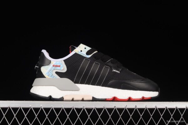 Adidas Nite Jogger Boost GW4228 3M reflective retro running shoes - Image 15