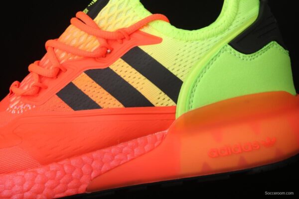 Adidas ZX 2K Boost FV0482 2020 summer new clover popcorn vintage running shoes - Image 7