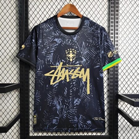 2024 Brazil x Stussy Black Special Jersey