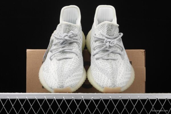 Adidasidas Yeezy Boost 350 V2 Tailgate FX4349 Darth Coconut 350 second generation hollowed-out Asian gray star color BASF popcorn - Image 14
