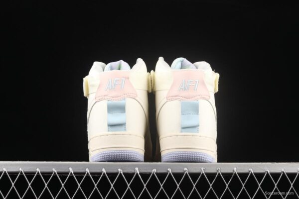 NIKE Air Force 1 Hi UT air force rice white high top casual board shoes CQ4810-111, - Image 13
