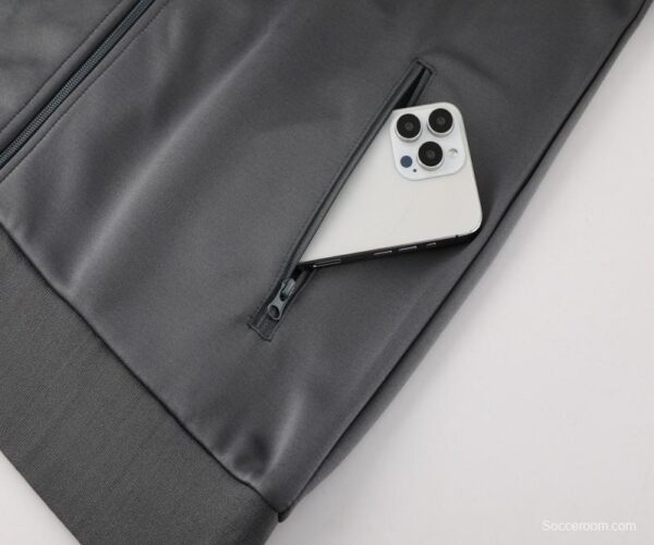 24/25 Adidas Original Grey Full Zipper Jacket +Long Pants - Image 8