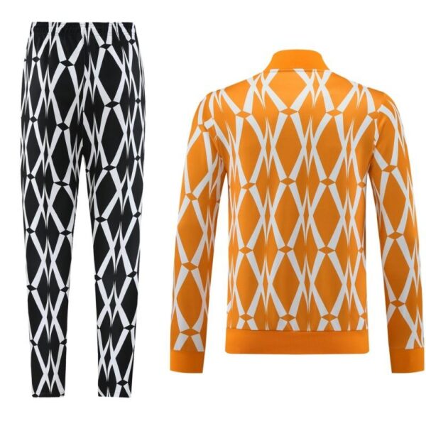 2024 Ivory Coast Orange Full Zipper Jacket+Pants - Image 18