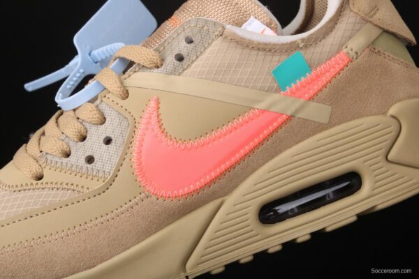 OFF-White x NIKE Air Max 90 OW joint limited edition classic air cushion running shoes AA7293-200 - Image 7