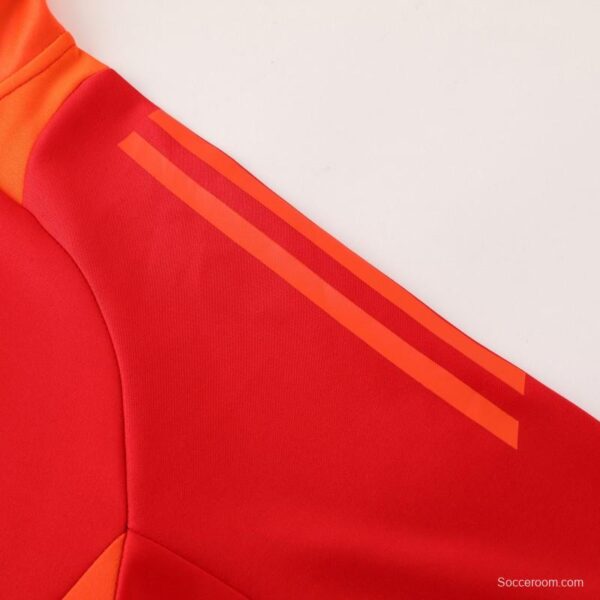 24/25 Bayern Munich Red Full Zipper Jacket +Long Pants - Image 9