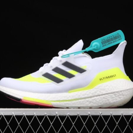 Adidas Ultra Boost 21 Consortium FY0377 Das new thick-soled popcorn running shoes