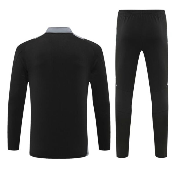 2024 Italy Black Half Zipper Jacket+Long Pants - Image 16