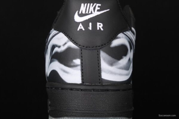 NIKE Air Force 1x 07 Skeleton QS Halloween luminous skeleton limited casual board shoes BQ7541-001 - Image 6