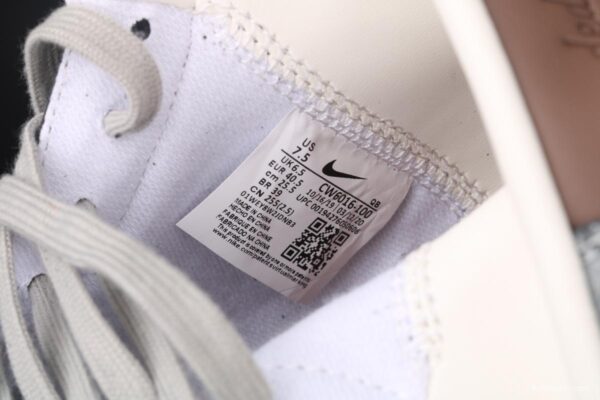 NIKE Blazer Mid'77 Motivation Limited Edition SB Gray Yellow Leisure Board shoes CW6016-100 - Image 5