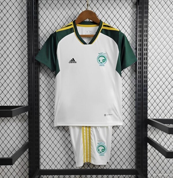 2024 Kids Saudi Arabia Away White Jersey - Image 9