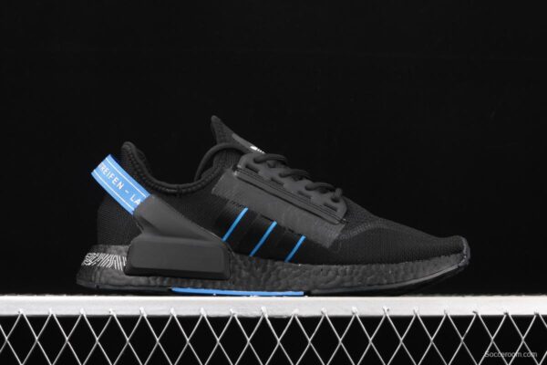 Adidas NMD R1 Boost V2 FY1483 second generation elastic knitted surface popcorn running shoes - Image 15