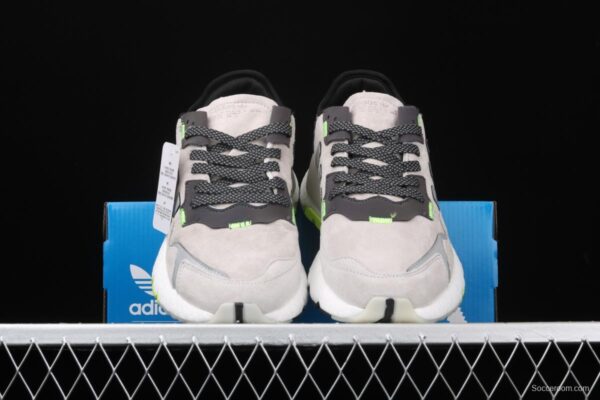 Adidas Nite Jogger 2019 Boost EG4935 suede stitching 3M reflective vintage running shoes - Image 11