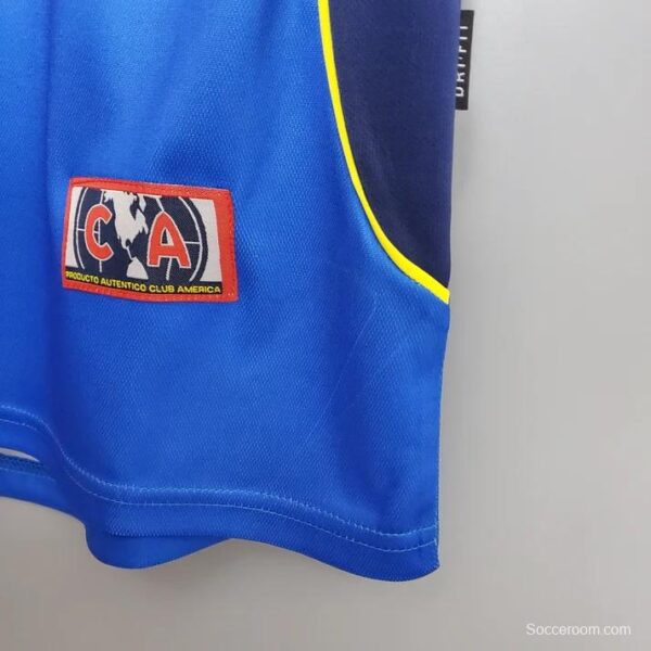 Retro 01/02 Club America Away Blue Jersey - Image 7