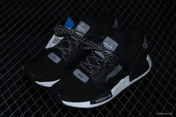 Adidas NMD R1 Boost V2 FV9025 second generation elastic knitted surface popcorn running shoes - Image 9