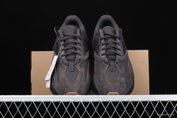 Adidas Yeezy Boost 700V2 Utility Black FV5304 coconut 7003M reflective black rubber running shoes - Image 9