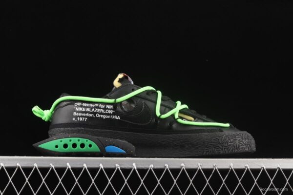 OFF-White x NIKE Blazer Low co-branded deconstruction style trailblazer low upper shoes DH7863-001 - Image 15