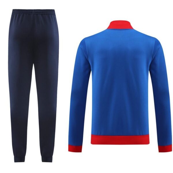 23/24 Olympique Lyonnais Blue Lyon Blue Full Zipper Jacket+Pants - Image 9