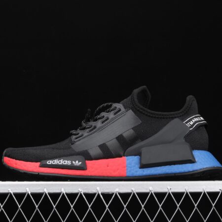 Adidas NMD R1 Boost V2 FW5328 second generation elastic knitted face running shoes