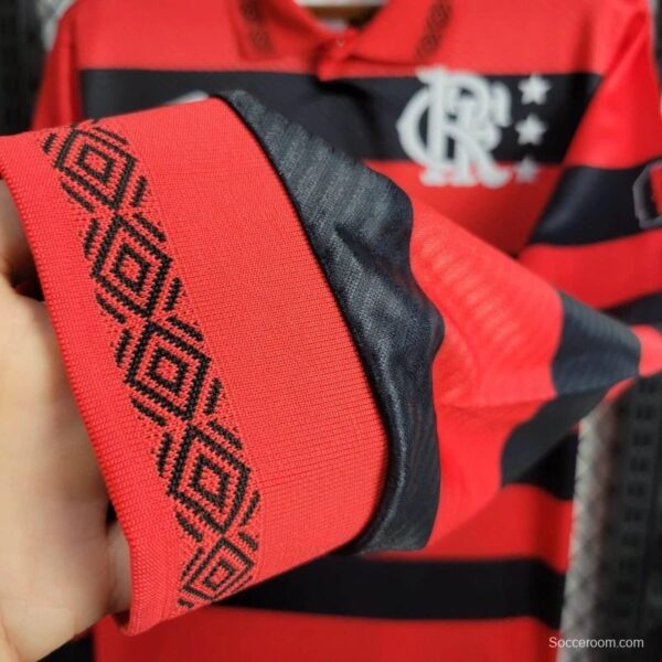 Retro 94/95 Flamengo Home Long Sleeve Jersey - Image 3