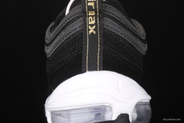 NIKE Air Max 97 QS Olympic black gold 3M reflective bullet air cushion running shoes CI3708-001 - Image 5