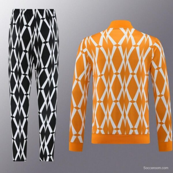 2024 Ivory Coast Orange Full Zipper Jacket+Pants - Image 20