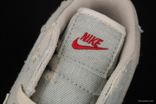 Levi's Strauss x NIKE Blazer Mid Retro Trail Blazers hole-breaking jeans AV9375-007 leisure sports board shoes - Image 7