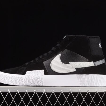 NIKE SB Zoom Blazer Mid PRM splicing broken hook leisure Zhongbang board shoes DA8854-001