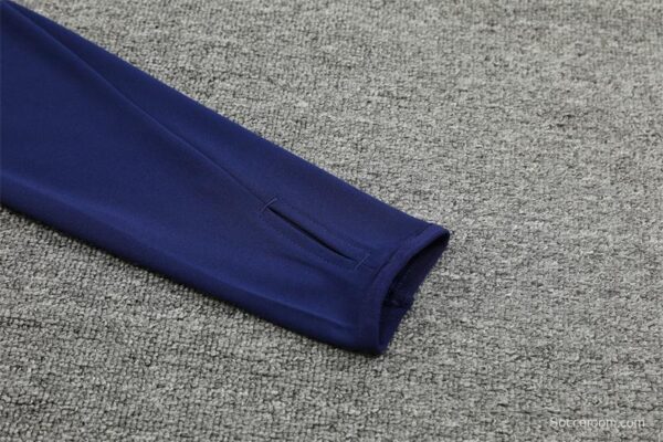 24/25 Juventus Navy Half Zipper Jacket+Long Pants - Image 10