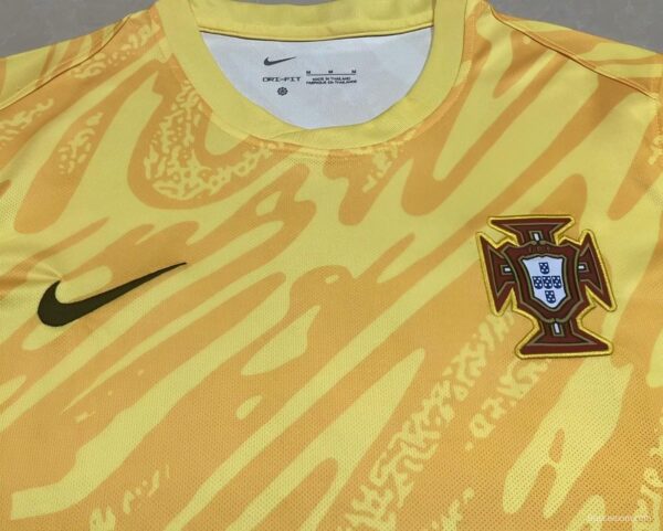 2024 Portugal Yellow Goalkeeper Jersey - Image 3