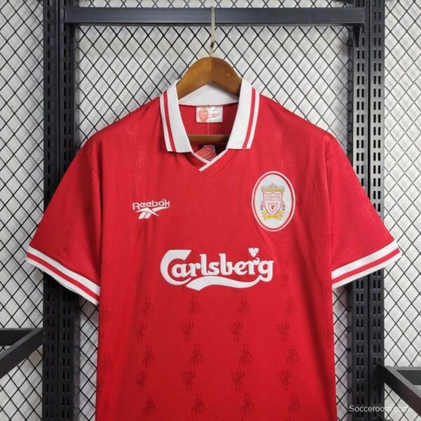 Retro 1996/97 Liverpool Home Jersey - Image 2