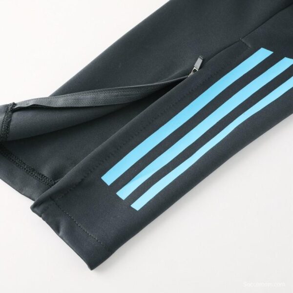 2024 Argentina Black Full Zipper Jacket +Long Pants - Image 2