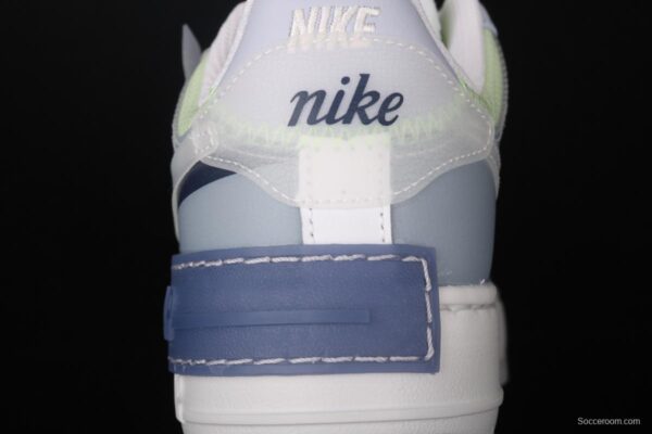 NIKE Air Force 1 ShAdidasow light weight heightened low-top 100-board shoes CK6561-001 - Image 6
