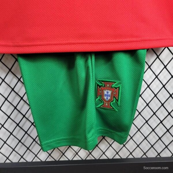 2024 Kids Portugal Home Jersey - Image 9
